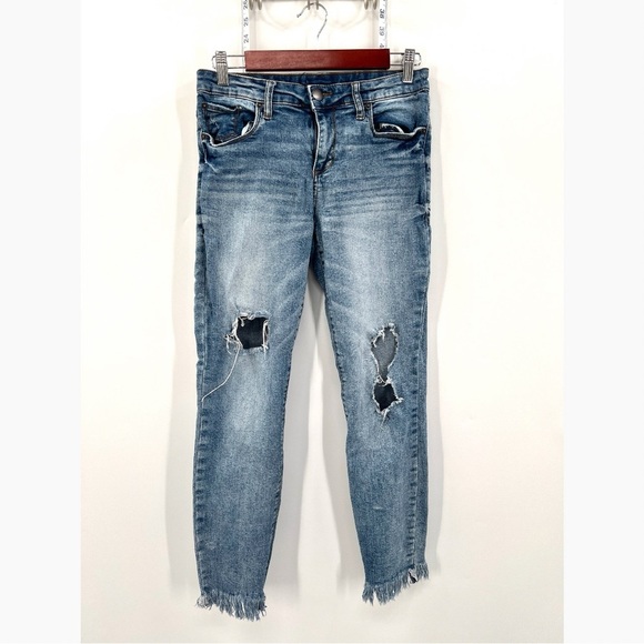 STS BLUE Woman's Distressed Blue High-Rise Jeans Size 28 - Picture 1 of 13